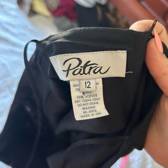 Patra Black Embellished Crop Camisole - Picture 3 of 5